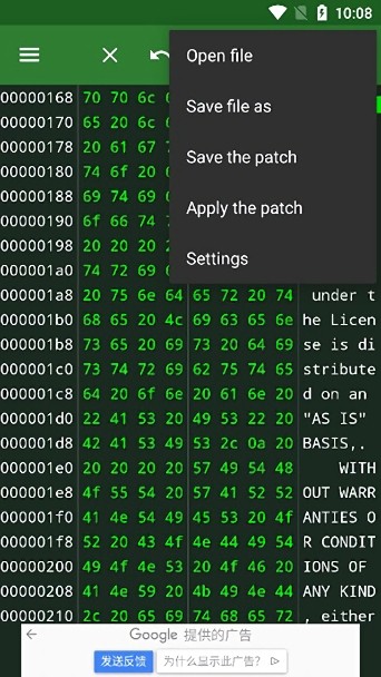 hex editor
